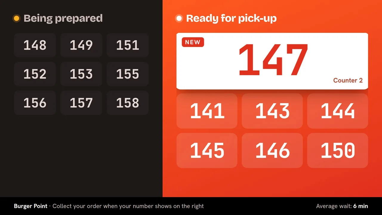 Order pick-up